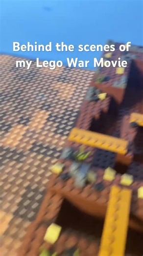 Working on my Lego war film today — more scenes coming soon! 💥🪖 #lego #ww2 #legostopmotion