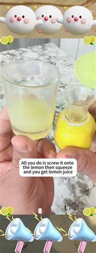 🍋2-pack YZC Lemon Squeezer Easiest way to squeeze a lemon. #citrusjuicer #founditonamazon