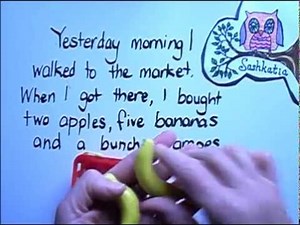 ESL Writing a recount for beginners