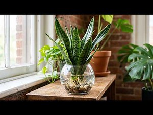 How To Grow Snake Plant From Leaf Cuttings #plants
