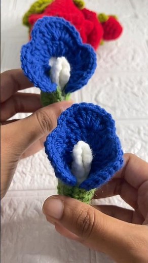 Crochet Aparajitha Flower 💙 | Butterfly Pea Flower Crochet Tutorial | Easy Crochet Flower