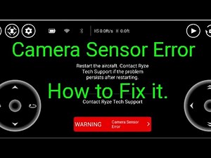 Camera Sensor Error in Dji Tello - How to fix it!