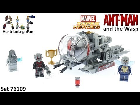 Lego Super Heroes 76109 Quantum Realm Explorers - Ant-Man and the Wasp - Lego Speed Build Review
