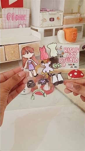 ✨ASMR Costume Changer Stickers 😍#sticker#asmr#dress#dressup#diy#toys#relaxing#aesthetic