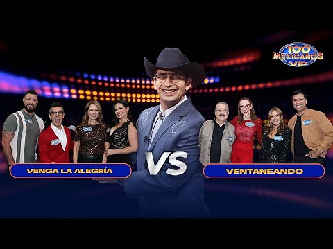 Dos programas de TV Azteca se enfrentan: Venga la Alegría vs. Ventaneando🥳🤩 | 100 Mexicanos VIP
