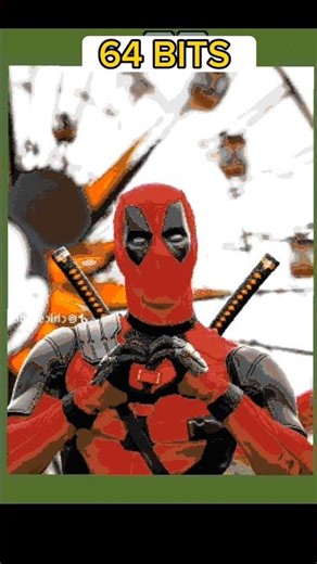 Minecraft pixel art of Deadpool #minecraft