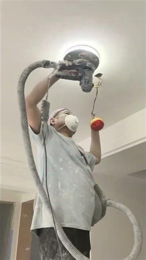 Grind the wall and apply latex paint. After sanding it will be quick to apply latex