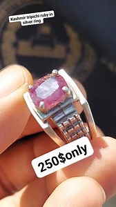 51 reactions · 4 comments | ✨ **Kashmir Tripichi Ruby in Silver...