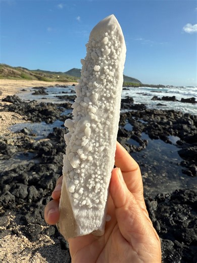 Singing Shimmery White Candle Quartz Inner Mongolian Crystal 2 - Etsy