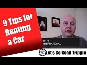 9 Tips for Car Rentals