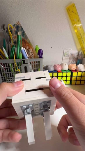 Adult Lego Minecraft Ghast MOC#lego #minecraft #moclego #shorts