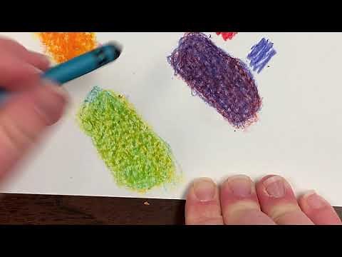 Primary Color Mixing with Crayons