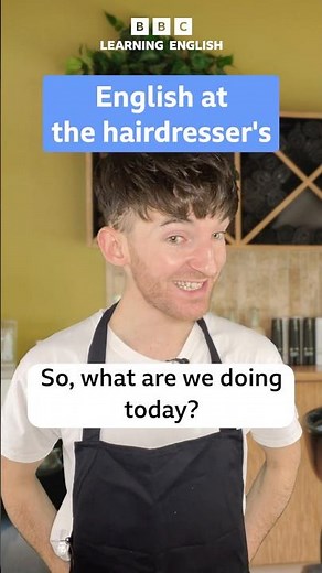 English at the hairdresser’s #english #shorts