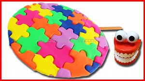 3.8K views · 54 reactions | In this video Learning Colors Play Doh DIY Giant Popsicles Creating with Playdoh Puzzle Pieces 2017 ** Video Music ** - Facebook Library | Fun Kids Collection | Facebook