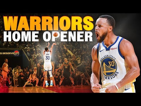 Stephen Curry & Warriors Defend Home Opener