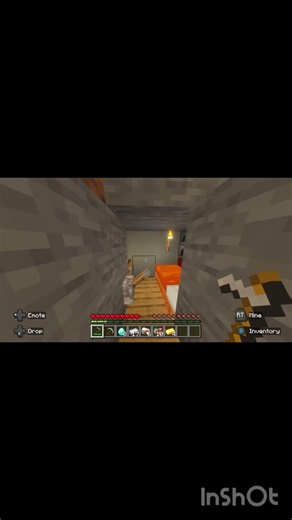 Secret cave/hill base in Minecraft