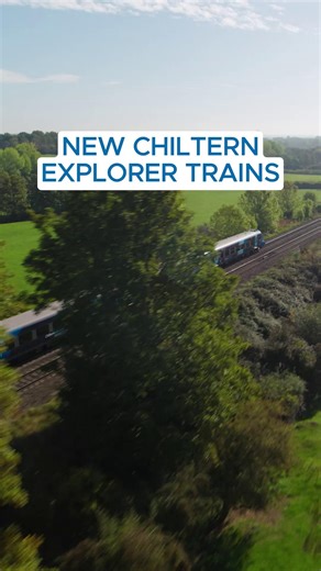 🚆 All aboard – your new Chiltern Explorer trains have arrived! More open, more comfortable, more ways to travel your way. Our brand-new Chiltern Explorer trains are now running on the Birmingham to London route at selected times. 👀✨ 🔌 Power & USB at every seat 🧳 More luggage & bike space ♿ Improved accessibility Let’s gooooo! | Chiltern Railways