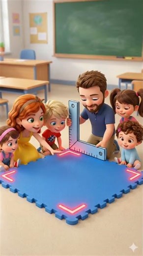 Square for Kids || Shape Learning Fun #abcsong #kidsshorts