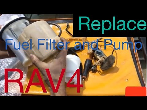 ✅Replacement In tank Fuel pump & filter of toyota RAV4 (2AR 2500cc) 2013