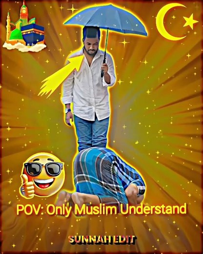 ​A Heart Touching Moment of Kindness! ❤️☔ | Faith in Humanity Restored! ✨🕌 #sunnahedit