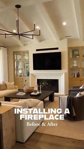 Take a look behind the scenes at how we install a fireplace in a client's home  When you purchase products from us or when one of our professionals walk onto the job site, great things are sure to happen. See what we can do for you: www.amsfireplace.com/about-ams-fireplace #fireplace #homedesign #fireplaceinspo #customdesign #homeinspo #california | AMS Fireplace, Inc | Facebook