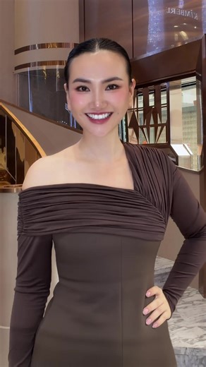 Tự makeup chải tóc đi dự đám cưới vậy ổn áp ko mn 🤎 #kimberly #kimberlydiamond #hini #daily