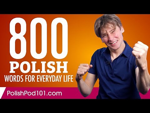 800 Polish Words for Everyday Life - Basic Vocabulary #40