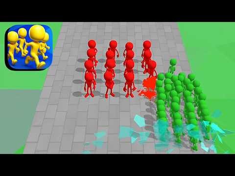 Crowd Runners - All Levels Gameplay (Part 17) | Android & iOS