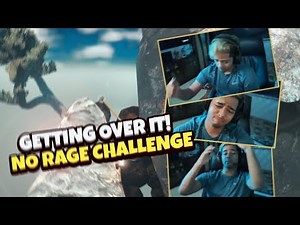 NO RAGE CHALLENGE in Getting Over it! | sc0ut