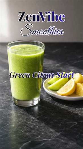 Green Citrus Start #zenvibesmoothies