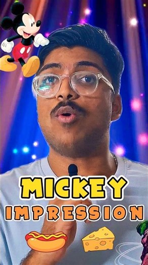 Rate My MICKEY IMPRESSION!! || #shorts #mimicry #viral