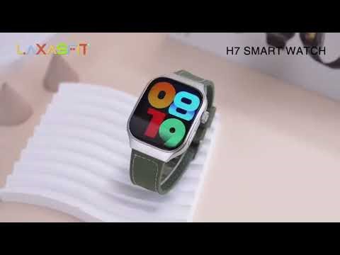 Laxasfit h7 curved screen smart watch
