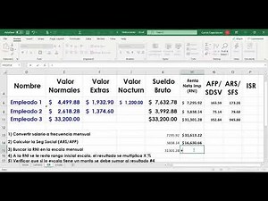 Cálculo Impuesto sobre la Renta Empleados
