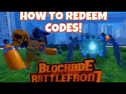 HOW TO REDEEM CODES IN BLOCKADE BATTLEFRONT!