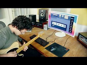 Crunchy Blues Guitar Tone (with amp sim) - Deplike Guitar FX demo