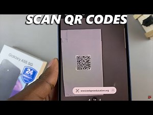 How To Scan QR Codes Using Samsung Galaxy A55 5G