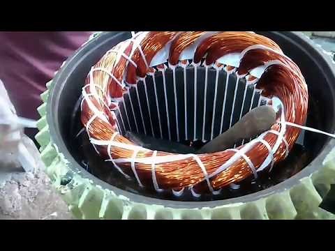 Three Phase Induction Motor Rewinding