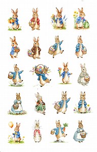 Peter Rabbit Stickers - Beatrix Potter Stickers - Etsy