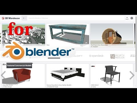 3D Warehouse/Sketchup/Collada For Blender 2.80