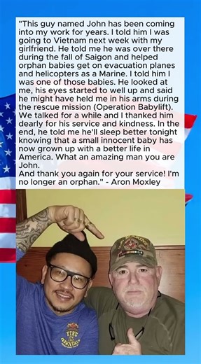He Met a Marine Who Saved Babies in Vietnam — Then Realized He Was One of Them