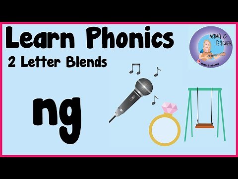 Phonics ng sound | Phase 3 Phonemes | 2 letter blends | sing say find and read the ng sound in words