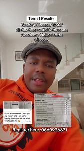 Grade 10 Learner Achieves 7 Distinctions with Betunana Academy
