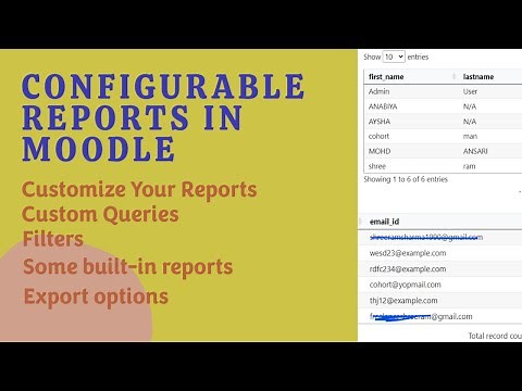 Configurable Reports in Moodle [2025-2026]