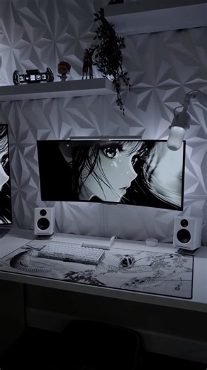 Fabian_setup | Minimalist lighting for my setup. The Quntis ScreenLinear Pro light bar in white helps reduce glare, improves visibility in front of the... | Instagram