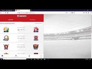 how to play dream 11 on the laptop