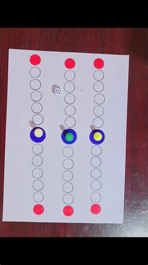 🎲 3 line Reverse Dice Game | 2 Player Game | Forward–Backward Challenge 🏁 #youtubeshorts #ytshorts