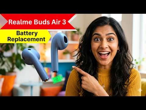 Realme Buds Air 3 Battery Replacement Full Process | Earbuds Repair Guide #realmebudsair3 #repair