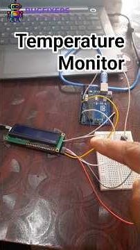 #robotics DIY Smart Temperature Monitor 🌡️Arduino + DHT11 + I2C LCD = Simple but Powerful Project