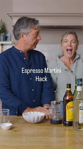 John & Lisa’s Kitchen & Home on Instagram: "Espresso Martini Hack! No cocktail shaker needed, just your coffee plunger (french press) ☕️ Check out our new YouTube channel John & Lisa’s Kitchen & Home or click the link in our bio! Making an Espresso Martini in your french press?"