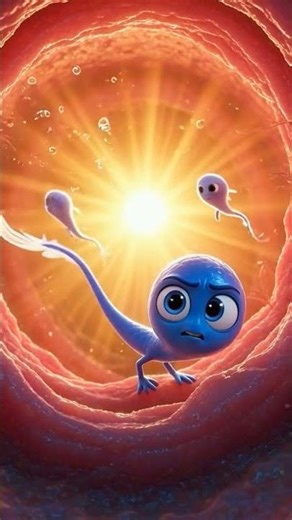 “Sperm vs Ovum Race 😱 Fertilization Ka Real Science" #facts #trending#Youtubindia Life With Tushar